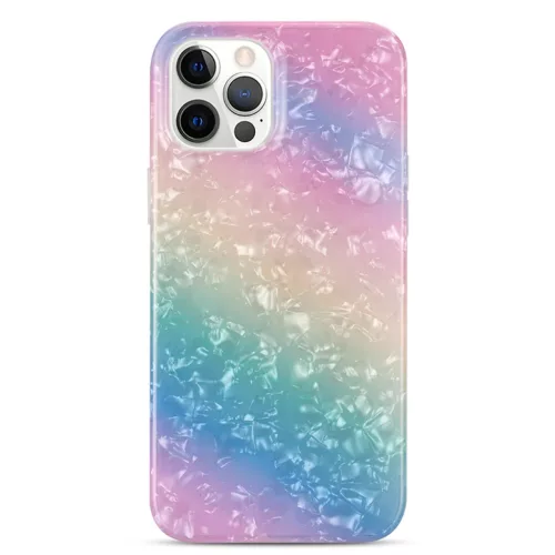 iPhone 13 Pro TPU tok színes mintával Alphajack (P1) szivárvány- 2 kép