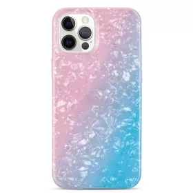 iPhone 13 Pro TPU tok színes mintával Alphajack (P2)  kék-rózsasz�- 2 kép