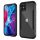 iPhone 13 Pro Max átlátszó TPU Shield tok alumínium kerettel feket- 7 kép