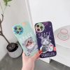 iPhone 13 Pro Max Cartoon Space TPU tok sötétkék Alphajack- 3 kép