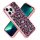 iPhone 13 Pro Max Diamond leopárd tok mintával rózsaszín színben - 1 kép