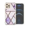 iPhone 13 Pro Max TPU szilikon tok geometriai mintával Alphajack (EPO- 1 kép