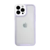iPhone 13 Pro Max átlátszó tok halványlila kerettel Alphajack- 1 kép