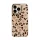 iPhone 13 Pro Max TPU szilikon tok párducmintás barna Alphajack- 1 kép