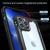 iPhone 13 Pro Max ütésálló TPU+alumínium tok fekete kerettel Alph- 2 kép