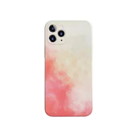   iPhone 13 Pro Max TPU tok színes mintával Alphajack (C2) narancs-fehér