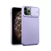 iPhone 13 Pro Max TPU tok kameralencse védővel lila Alphajack