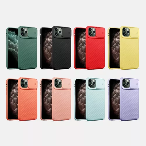 iPhone 13 Pro Max TPU tok kameralencse védővel lila Alphajack- 2 kép