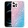 iPhone 13 Pro Max TPU tok színes mintával Alphajack (P2) kék-rózsa- 1 kép