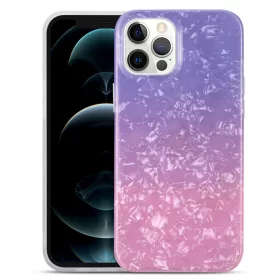   iPhone 13 Pro Max TPU tok színes mintával Alphajack (P3) lila-rózsaszín