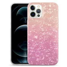   iPhone 13 Pro Max TPU tok színes mintával Alphajack (P4) sárga-rózsaszín