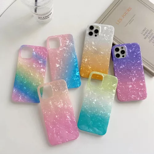 iPhone 13 Pro Max TPU tok színes mintával Alphajack (P4) sárga-róz- 5 kép