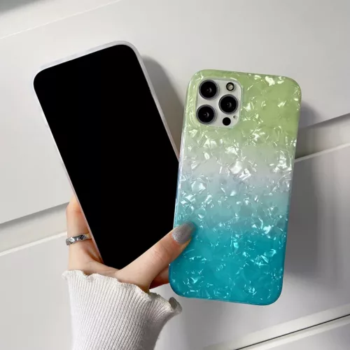 iPhone 13 Pro Max TPU tok színes mintával Alphajack (P5) zöld- 6 kép