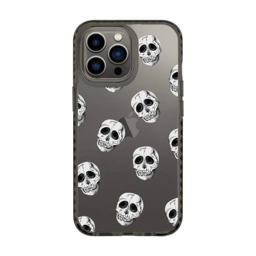 iPhone 13 Pro Max átlátszó TPU tok Skull mintával Alphajack- 1 kép