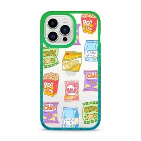   iPhone 13 Pro Max átlátszó TPU tok Snack mintával Alphajack
