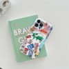 iPhone 13 Pro Max TPU tok ''I love travel'' mintával fehér Alphajack- 5 kép