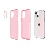 iPhone 14 glitter tok rózsaszín Alphajack- 9 kép