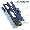 iPhone 14 Ring Armor Case Kickstand tok kihajtható mágneses támassz- 3 kép