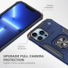 iPhone 14 Ring Armor Case Kickstand tok kihajtható mágneses támassz- 7 kép