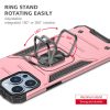 iPhone 14 Ring Armor Case Kickstand tok kihajtható mágneses támassz- 5 kép