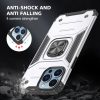 iPhone 14 Ring Armor Case Kickstand tok kihajtható mágneses támassz- 4 kép