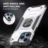 iPhone 14 Ring Armor Case Kickstand tok kihajtható mágneses támassz- 4 kép