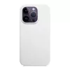 iPhone 14 rugalmas puha szilikontok fehér Alphajack- 2 kép