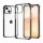 iPhone 14 átlátszó TPU tok fekete kerettel Alphajack