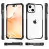 iPhone 14 átlátszó TPU tok fekete kerettel Alphajack- 3 kép