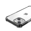 iPhone 14 átlátszó TPU tok fekete kerettel Alphajack- 5 kép