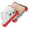 iPhone 14 átlátszó TPU tok piros kerettel Alphajack- 3 kép