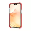 iPhone 14 Plus átlátszó TPU tok piros kerettel Alphajack- 6 kép