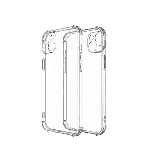 iPhone 14 Plus Clear TPU átlátszó tok Alphajack- 7 kép