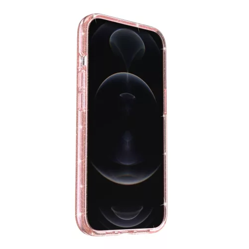 iPhone 14 Plus glitter tok rózsaszín Alphajack- 2 kép
