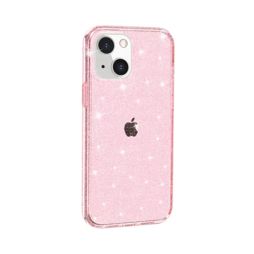 iPhone 14 Plus glitter tok rózsaszín Alphajack- 10 kép