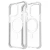 iPhone 14 Plus MagSafe kompatibilis átlátszó TPU tok fehér kerette- 2 kép