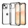iPhone 14 Plus átlátszó TPU tok fekete kerettel Alphajack