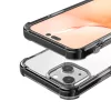 iPhone 14 Plus átlátszó TPU tok fekete kerettel Alphajack- 4 kép