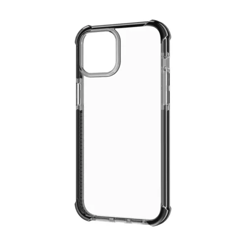 iPhone 14 Plus átlátszó TPU tok fekete kerettel Alphajack- 7 kép