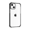 iPhone 14 Plus átlátszó TPU tok fekete kerettel Alphajack- 8 kép