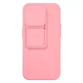 iPhone 14 Pro Camshield Soft tok világos rózsaszín Alphajack- 2 kép
