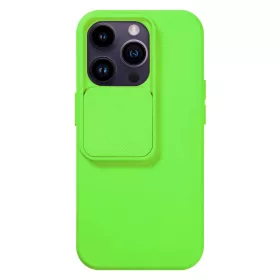 iPhone 14 Pro Camshield Soft tok lime zöld Alphajack- 1 kép