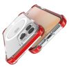 iPhone 14 Pro MagSafe kompatibilis átlátszó TPU tok piros kerettel - 3 kép