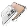 iPhone 14 Pro MagSafe kompatibilis átlátszó TPU tok fehér kerettel- 4 kép