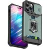 iPhone 14 Pro Ring Armor tok kameralencse védővel, kihajtható táma- 1 kép