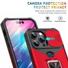 iPhone 14 Pro Ring Armor tok kameralencse védővel, kihajtható táma- 3 kép