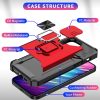iPhone 14 Pro Ring Armor tok kameralencse védővel, kihajtható táma- 6 kép