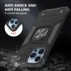 iPhone 14 Pro Ring Armor Case Kickstand tok kihajtható mágneses tám- 5 kép