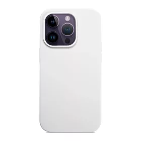 iPhone 14 Pro rugalmas puha szilikontok fehér Alphajack- 2 kép