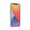 iPhone 14 Pro átlátszó TPU tok edzett üveg hátlappal, fehér kere- 6 kép